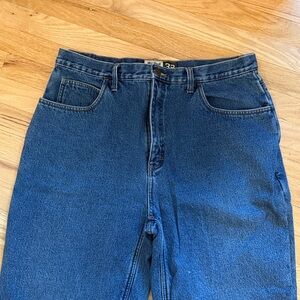 Wear Guard Flannel Lined Blue Jeans Work Pants 38/32 Very Good Condition